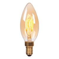 Lucide C35 - Filament lamp - Ø 3,5 cm - LED 3 StepDim (Memory) - E14 - 1x3W 2200K - Amber