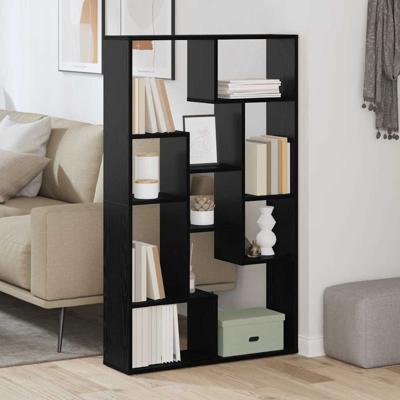 Boekenkast artisanaal eikenkleurig 72 cm breed Bewerkt hout