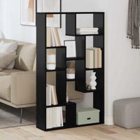 Boekenkast artisanaal eikenkleurig 72 cm breed Bewerkt hout