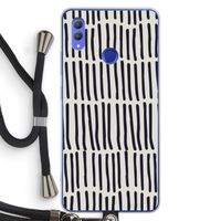 Moroccan stripes: Honor Note 10 Transparant Hoesje met koord