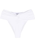 La Reveche bas de bikini Amelie à fronces - Blanc