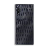 Marrakech Zigzag: Samsung Galaxy Note 10 Plus Transparant Hoesje