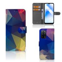 OPPO A16/A16s/A54s | Book Case | Polygon Dark