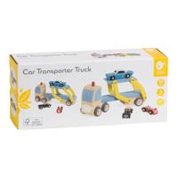Classic World houten transporter met 3 auto&apos;s