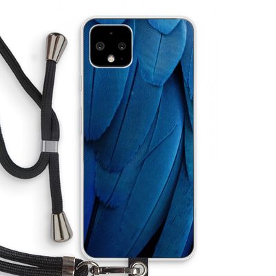 Pauw: Pixel 4 Transparant Hoesje met koord