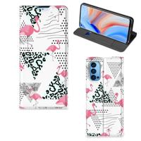 OPPO Reno4 Pro 5G | Hoesje maken | Flamingo Triangle