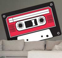 Sticker afbeelding cassette