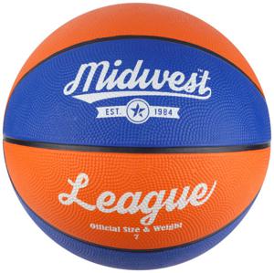 Midwest League Basketbal unisex blauw/oranje maat 7