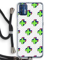 8-bit N°10: Motorola Moto G9 Plus Transparant Hoesje met koord