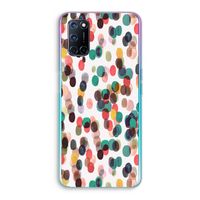 Tropical Dots: Oppo A52 Transparant Hoesje