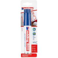 Edding Permanentmarker 4-800-1-1003 Permanent marker Blauw Watervast: Ja