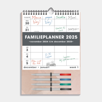 Familieplanner 2025 incl. Markers - thumbnail