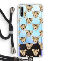 Tijger: Huawei P Smart Pro Transparant Hoesje met koord