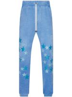 AMIRI pantalon de jogging en coton à patch étoile - Bleu