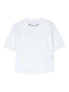 Palm Angels Kids t-shirt ample à logo imprimé - Blanc