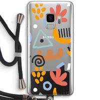Abstract: Samsung Galaxy S9 Transparant Hoesje met koord