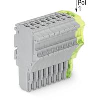 WAGO 2020-109/000-036 Connector, female Grijs, Groen, Geel 25 stuk(s)