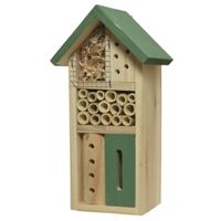 Groen insectenhotel huisje 26 cm