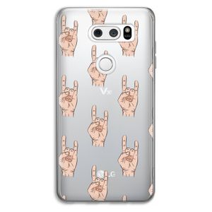 Rock: LG V30 Transparant Hoesje