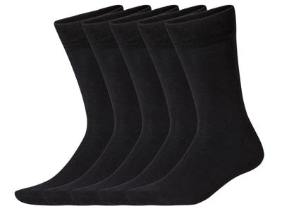 esmara Set van 5 paar sokken (Zwart, 43-46)