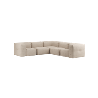 Soft Sofa Indoor - 5 Seater Corner Sofa - Beige - SACKit