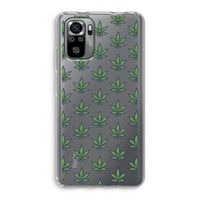 Weed: Xiaomi Redmi Note 10S Transparant Hoesje
