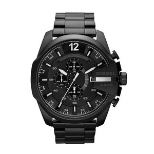 Diesel DZ4283 Horloge Mega Chief Chrono staal zwart 51 mm