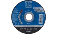 PFERD SG STEEL 61340222 Doorslijpschijf recht 115 mm 25 stuk(s) Staal