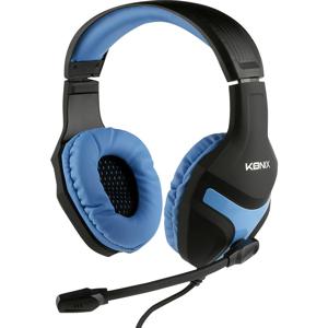 Konix Nemesis Headset Over Ear headset Gamen Kabel Stereo Zwart-blauw