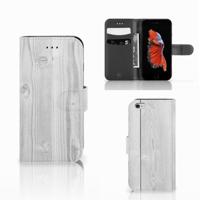 Apple iPhone 6 | 6s | Book Style Case | White Wood