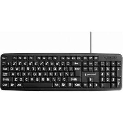Gembird KB-US-103 groot lettertype toetsenbord