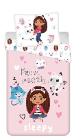 Gabby's Dollhouse Dekbedovertrek Sleepy - 140 x 200 cm - Polykatoen - thumbnail