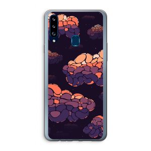 Patroon Wolken: Samsung Galaxy A20s Transparant Hoesje