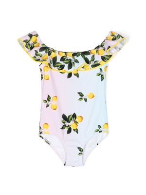Nessi Byrd Kids maillot de bain à imprimé graphique - Multicolore