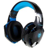 KOTION EACH G2000BT Stereo Gaming Headset Noise Cancelling Over Ear hoofdtelefoon met afneembare microfoon - Blauw - thumbnail