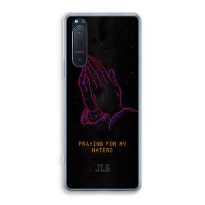 Praying For My Haters: Sony Xperia 5 II Transparant Hoesje