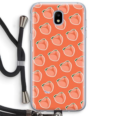 Just peachy: Samsung Galaxy J5 (2017) Transparant Hoesje met koord