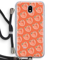 Just peachy: Samsung Galaxy J5 (2017) Transparant Hoesje met koord