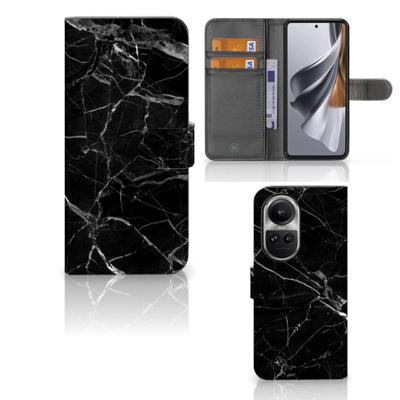 OPPO Reno10 | 10 Pro | Bookcase | Marmer Zwart - Origineel Cadeau Vader OPPO Reno10 | 10 Pro | Bookcase | Marmer Zwart - Origineel Cadeau Vader