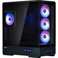 PC-behuizing - ZALMAN - P50 DS - Mid-tower - ATX - Zwart - Gehard glas - USB-C en A-RGB