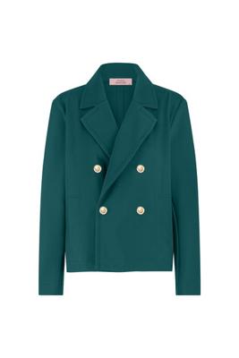 Jade bonded blazer - bottle green - 13165