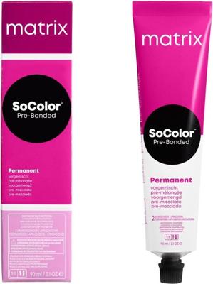 Matrix SoColor Pre-Bonded Permanent Crème Haarkleur Kleuring 90ml - 07MG Medium Blonde Mocha Gold