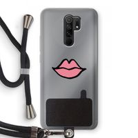 Kusje: Xiaomi Redmi 9 Transparant Hoesje met koord