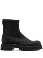 MM6 Maison Margiela bottines en cuir - Noir