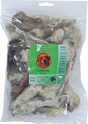 Natuurlijke Snack lamsoren met vacht zak a 250g - Gebr de boon
