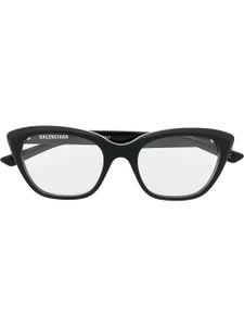 Balenciaga Eyewear lunettes de vue à monture papillon - Noir