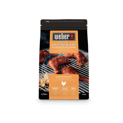 Weber houtsnippers smoking poultry