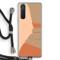Bikini: Sony Xperia 5 II Transparant Hoesje met koord