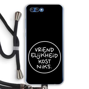 Vriendelijkheid: Honor 10 Transparant Hoesje met koord