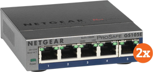 Netgear GS105E ProSafe Plus Duo Pack